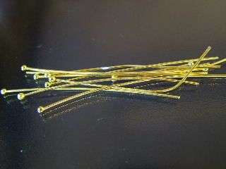 Ballpin gold 45mm - Pack of 10