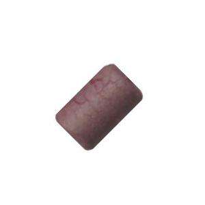 Glass Volcano 4x6mm Tube Brown