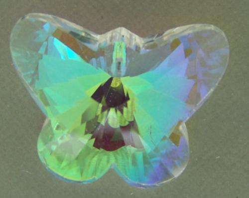 Crystal Butterfly 30mm Crystal AB 1pc