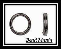 "SALE" - PACK OF 20 - Split ring black nickel