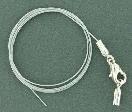 Beadalon Bead-Ready Wire 7strd Satin Silver with Lobster