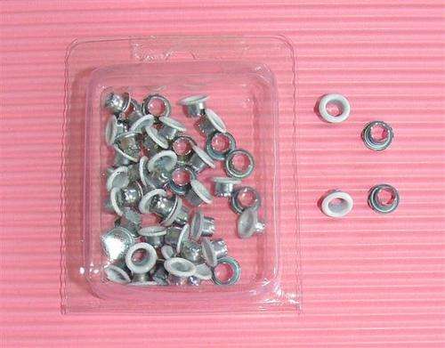 50 Eyelets. White