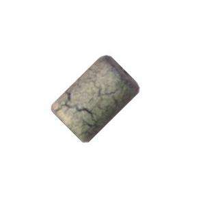 Glass Volcano 4x6mm Tube Mustard