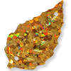 25x13mm Sequin Gold Laser - Pack of 10