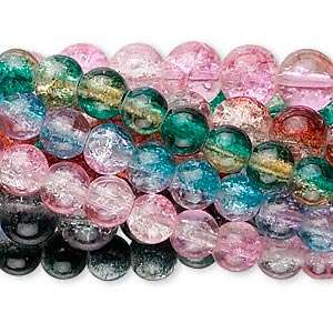 Special - 50 Glass Crackle Beads (3,4,mm)