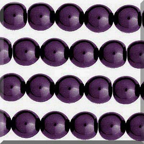 Wisteria Purple Glass AAA Grade Pearls (+/-120 on a string) - 4mm