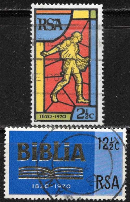 SOUTH AFRICA 1970 BIBLE SOCIETY OF SOUTH AFRICA 150th ANNIVERSARY 0811