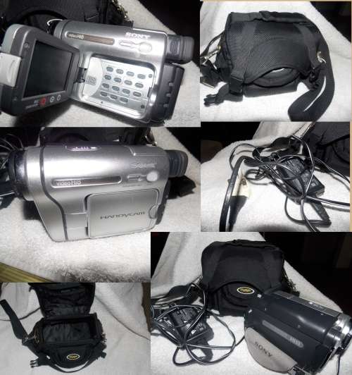 Sony CCD-TRV238 Handycam Hi8 Camcorder Includes Charger and Camera Bag