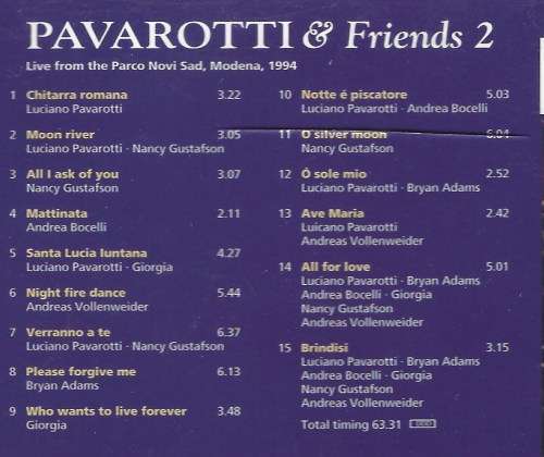 Pavarotti & Friends #2 CD