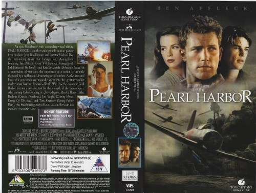 Pearl Harbor Ben Affleck Jon Voight Alec Baldwin AS NEW HARDLY USED Video Cassette VHS