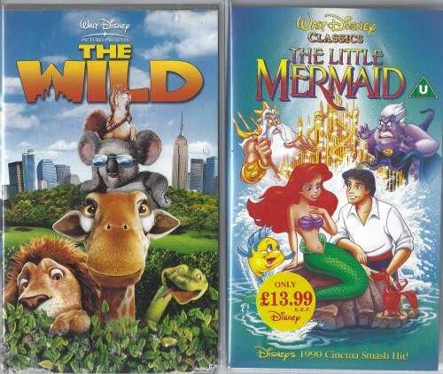 10 DISNEY MOVIES ON VHS TAPES OF WELL KNOWN TITLES IN EXCELLENT CONDITION