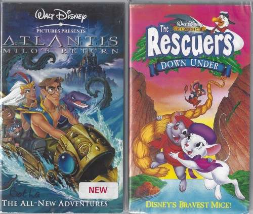 10 DISNEY MOVIES ON VHS TAPES OF WELL KNOWN TITLES IN EXCELLENT CONDITION