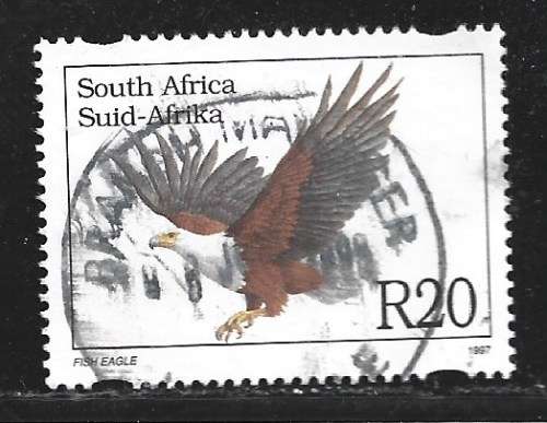 SOUTH AFRICA 1997 FISH EAGLE R20 Sc#1047 - 6tH DEFIN SERIES 0657