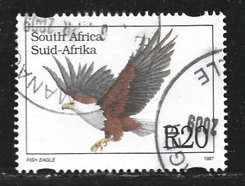 SOUTH AFRICA 1997 FISH EAGLE R20 Sc#1047 - 6tH DEFIN SERIES 0657