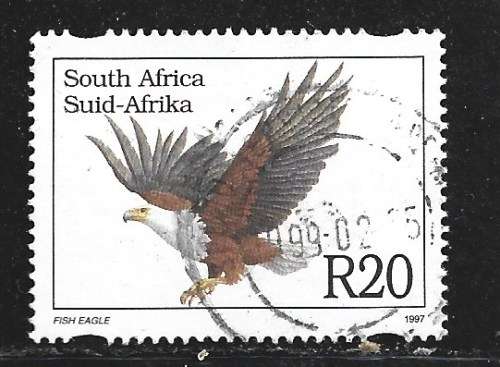SOUTH AFRICA 1997 FISH EAGLE R20 Sc#1047 - 6tH DEFIN SERIES 0657