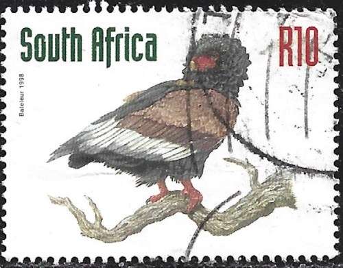 SOUTH AFRICA 1998 R10 BATELEUR COMPLETE POSTALLY USED SET 0814