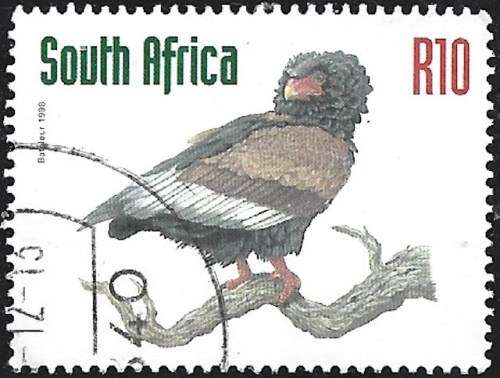 SOUTH AFRICA 1998 R10 BATELEUR COMPLETE POSTALLY USED SET 0814