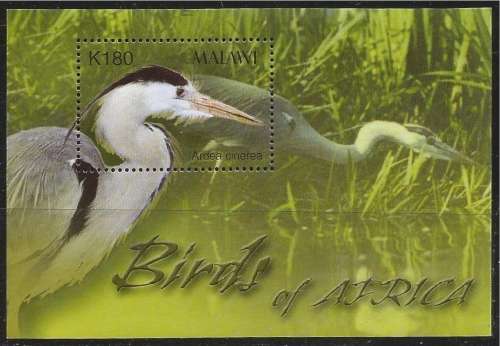MALAWI 2003 BIRDSOF AFRICA INIATURE SHEET Sc#720 UNMOUNTED MINT 1405