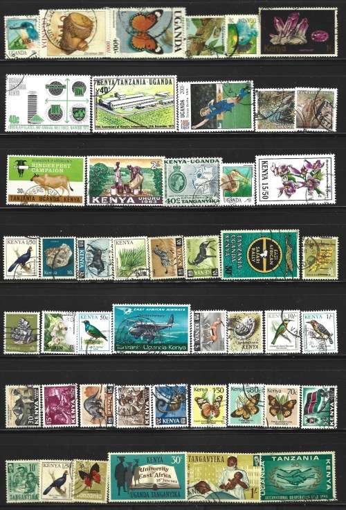 Kenya Uganda Tanganyika Early/Modern Collection Used Part Set+1932 Postal Used Airmail cover FDC0384