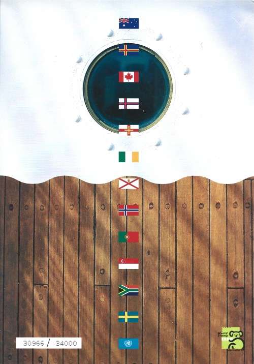 1999 Ships Sailing Vessels Folder Celebrations of the Seas Heritage Collection World Stamp Expo LB2