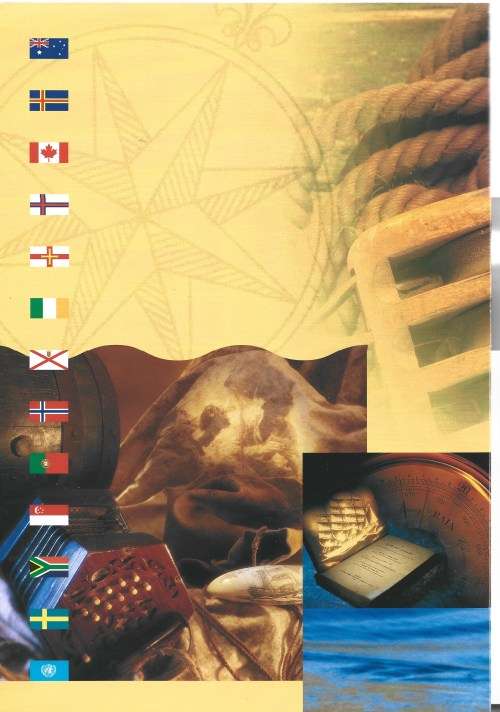 1999 Ships Sailing Vessels Folder Celebrations of the Seas Heritage Collection World Stamp Expo LB2