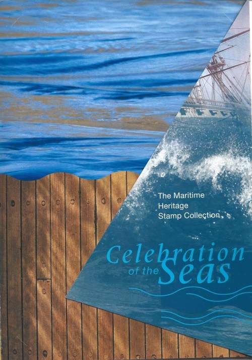 1999 Ships Sailing Vessels Folder Celebrations of the Seas Heritage Collection World Stamp Expo LB2