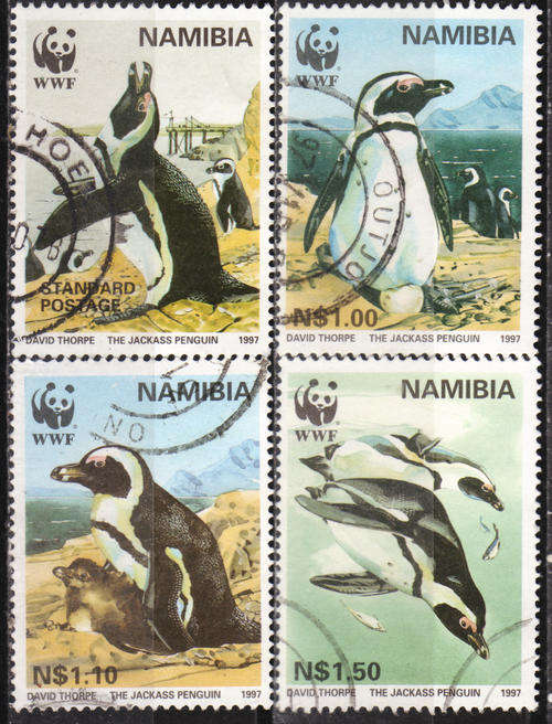 NAMIBIA 1997 JACKASS PENGUIN COMPLETE POSTALLY USED