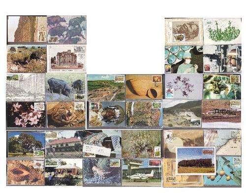 MAXI CARDS 33 COMPLETE SETS SA, S.W.A. AND HOMELANDS