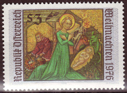 AUSTRIA 1976 UNMOUNTED MINT SG#1772 CHRISTMAS