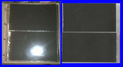 FDC ALBUM BINDER FOR LARGE COVERS WITH 26 DOUBLE SIDED PAGES 290mmX260mm
