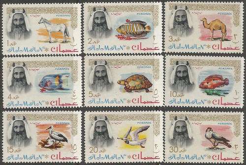 AJMAN 1980 WILDLIFE DEFINITIVE UNMOUNTED MINT SET SG#620-23