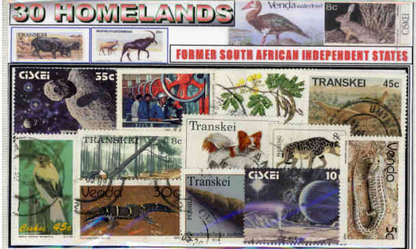 HOMELANDS 30 USED STAMP PACKET FOR CHARITY