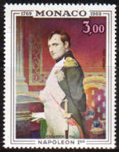 MONACO 1969 ART NAPOLEON UNMOUNTED MINT #C76 COMPLETE SET