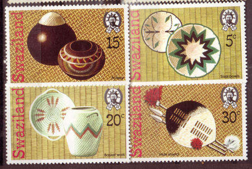 SWAZILAND 1979 -  TRADITIONAL HANDCRAFTS - #310-13  COMPLETE UNMOUNTED MINT SET