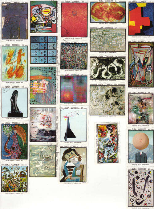 ART - CUBA COMPLETE CTO USED SET #1501-1525