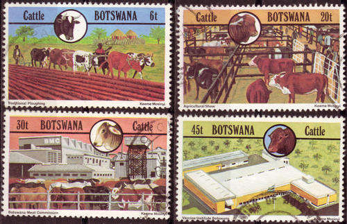 BOTSWANA - 1994 - I.C.O.A. ANNIVERSARY # 785-91 COMPLETE POSTALLY USED SET