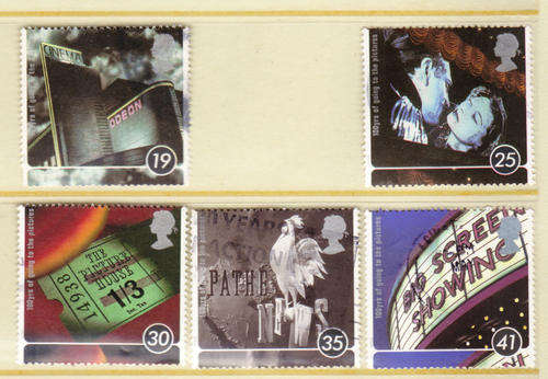 CENTENARY OF CINEMA GB 1996 SG# 1920-4 COMPLETE POSTALLY USED SET