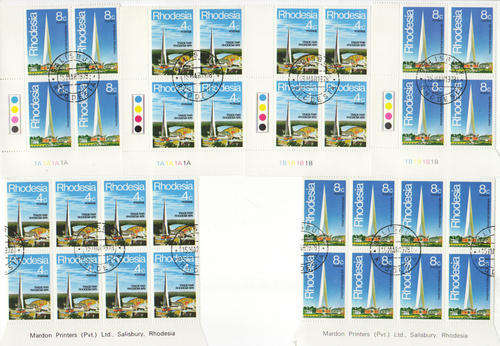 RHODESIA TRADE FAIR 3 in 1 DEAL - FDC PLUS  MINT AND USED COMPLETE SET