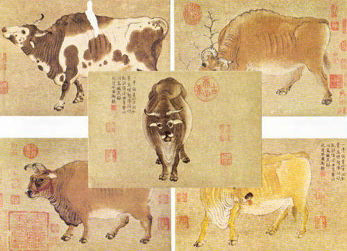 CHINA 1985 YEAR OF THE OX COMPLETE SET OF POSTCARDS MINT UNUSED