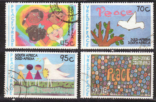 SOUTH AFRICA 1994 PEACE ISSUE COMPLETE POSTALLY USED SET