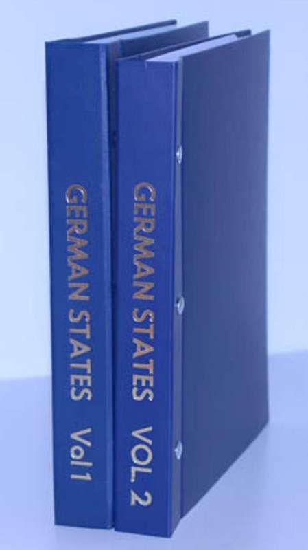 GERMAN STATES - GERMANY 1920-1934  2 ALBUMS BRAND NEW  -  285 PRE-PRINTED COLOUR PAGES