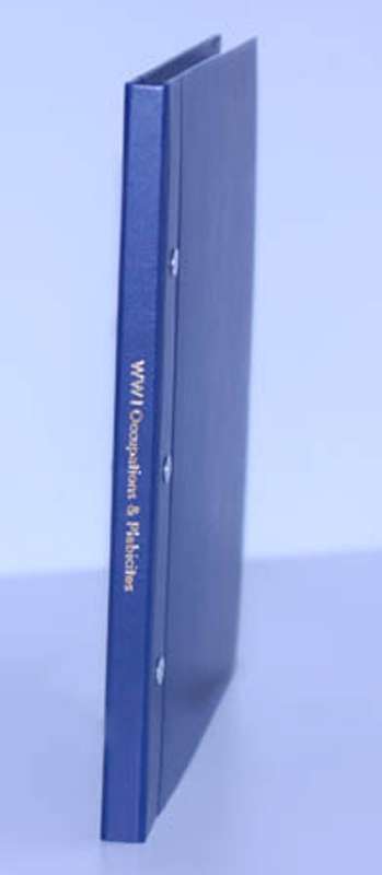 WWI OCCUPATION and PLEBICITES - GERMANY 1914-1918 ALBUM BRAND NEW  -  111 PRE-PRINTED COLOUR PAGES