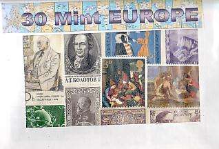 EUROPE 30  MINT STAMP PACKET FOR CHARITY