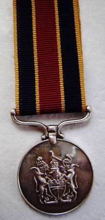 Rhodesian Police reserve medal F/R Baldcock C.L 12502N