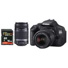 Canon EOS 600D + 18-55 Lens and 16gb card