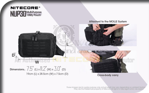NITECORE NUP30 Multi-Purpose Utility Pouch