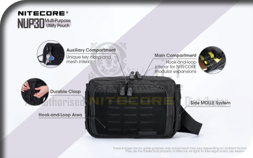 NITECORE NUP30 Multi-Purpose Utility Pouch
