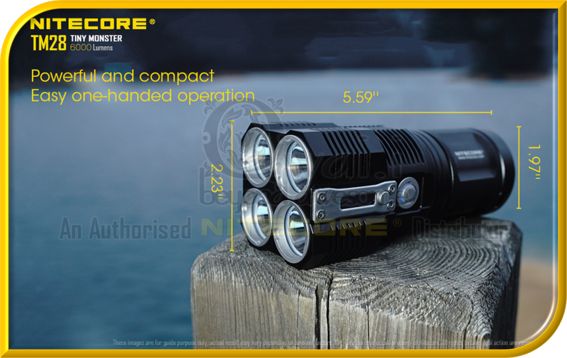 NITECORE TM28 Tiny Monster Supreme Performance SearchLight (6,000 Lumens)