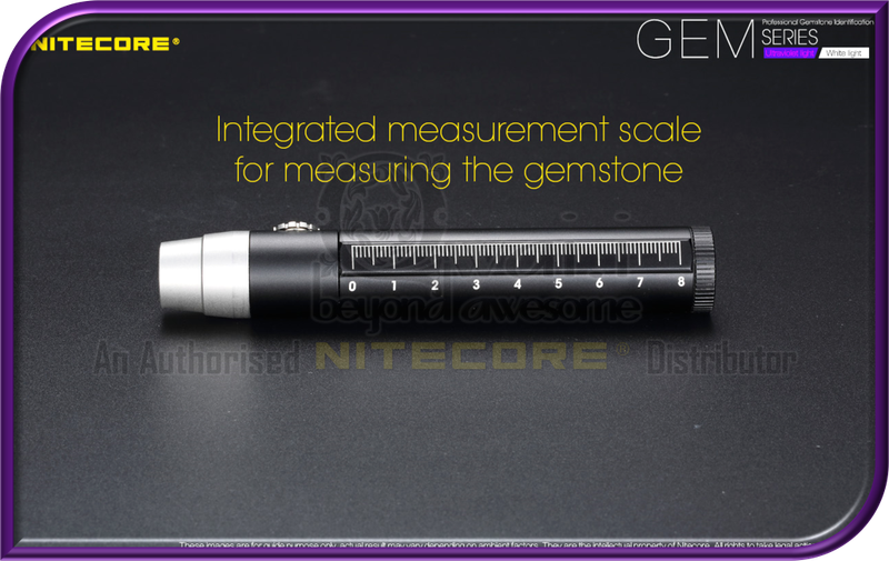 NITECORE GEM10UV Professional Gemstone Identification Ultraviolet Light (800 Lumens)