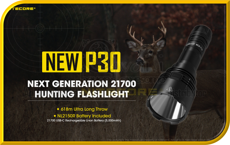 NITECORE P30 Next Generation Hunting Flashlight (1,000 Lumens)
